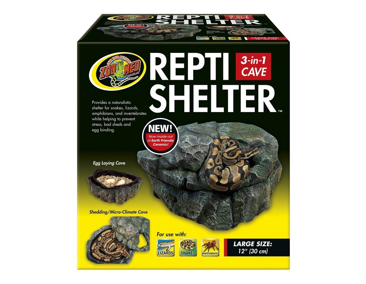 ZooMed Repti Shelter 3in1 Cave, Large Advanced Aquatic Ecosystems, LLC.