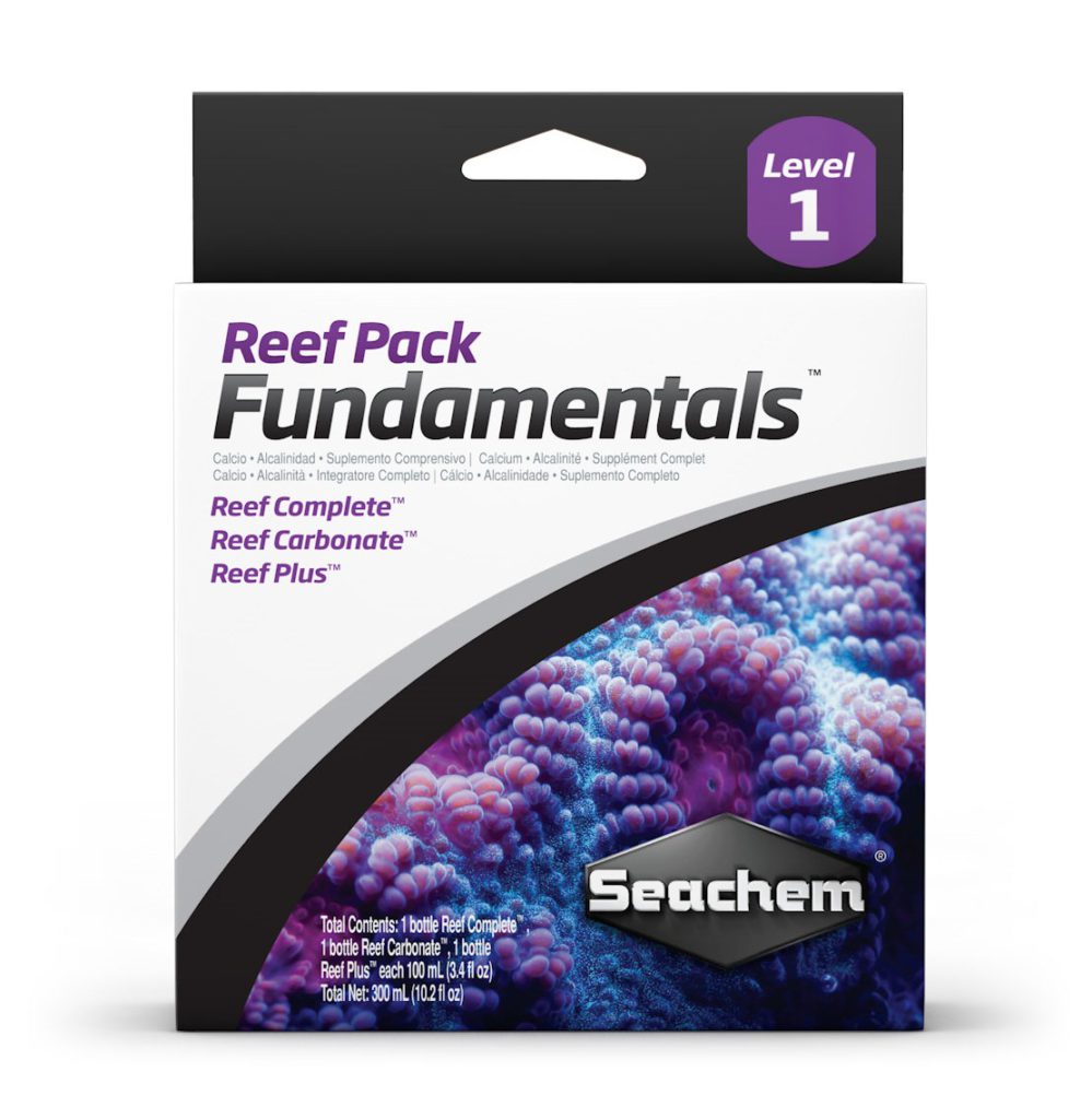 Seachem Reef Pack Fundamentals 3 x 100mL Reef Complete, Carbonate